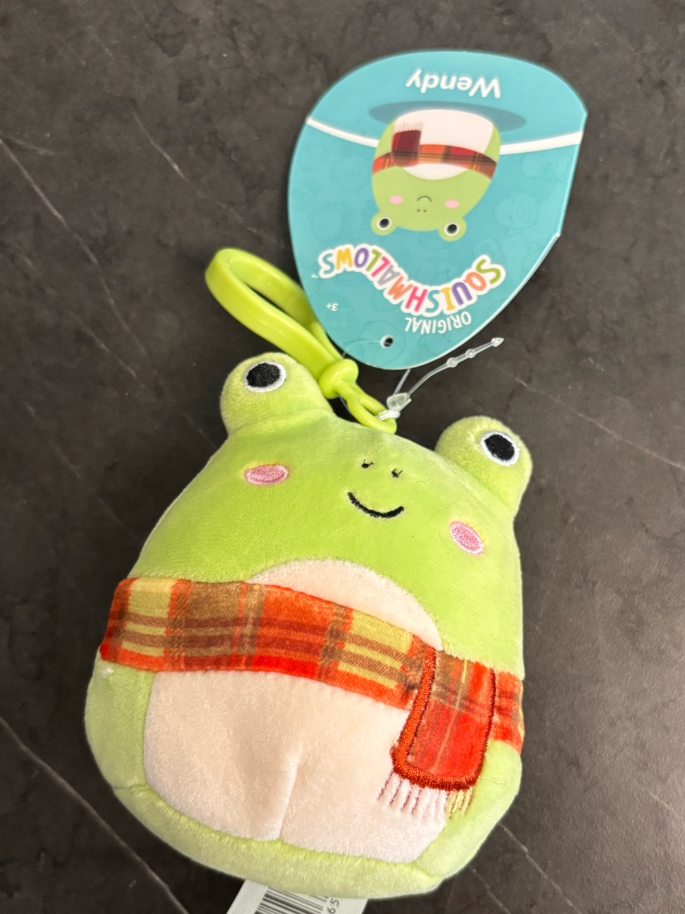 Squishmallows Wendy Frog Clip-On Plush